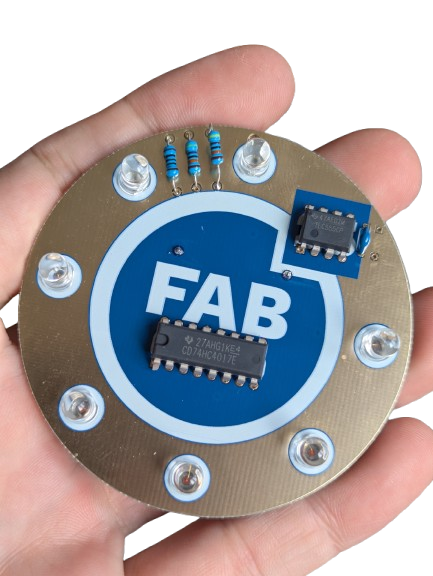 Assembled PCB front