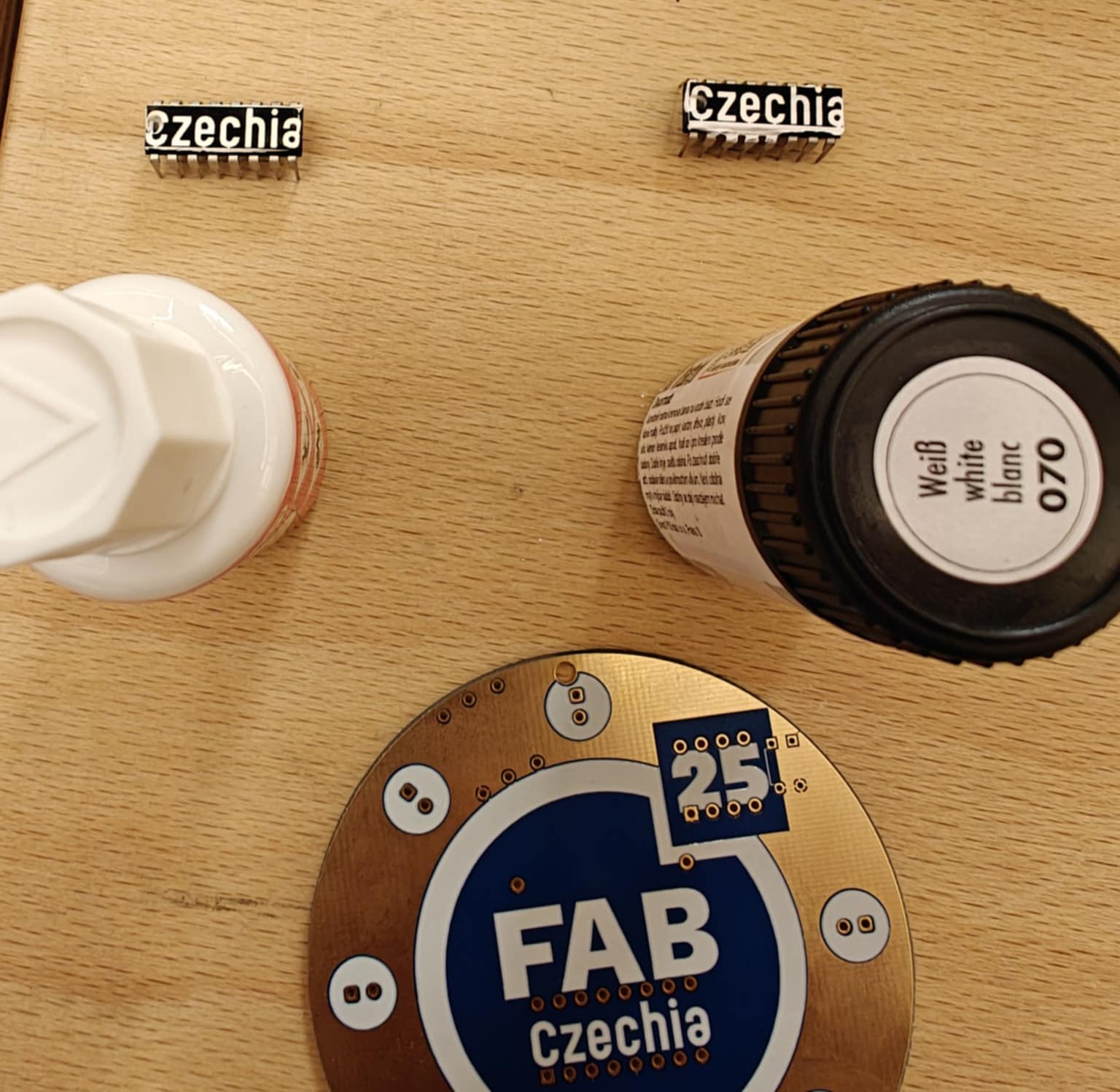 chip painting with alternative white paints